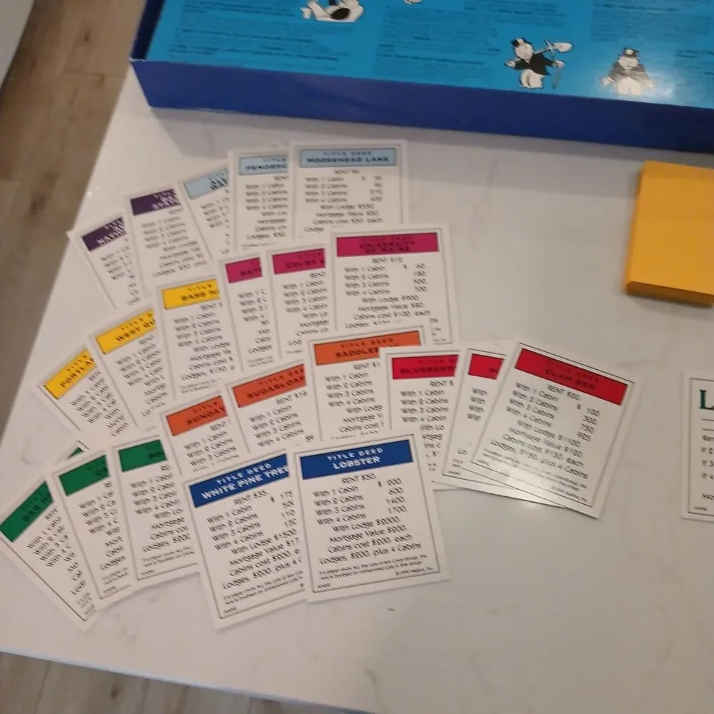Monopoly Board Game Maine Edition Vintage 1999 USAopoly